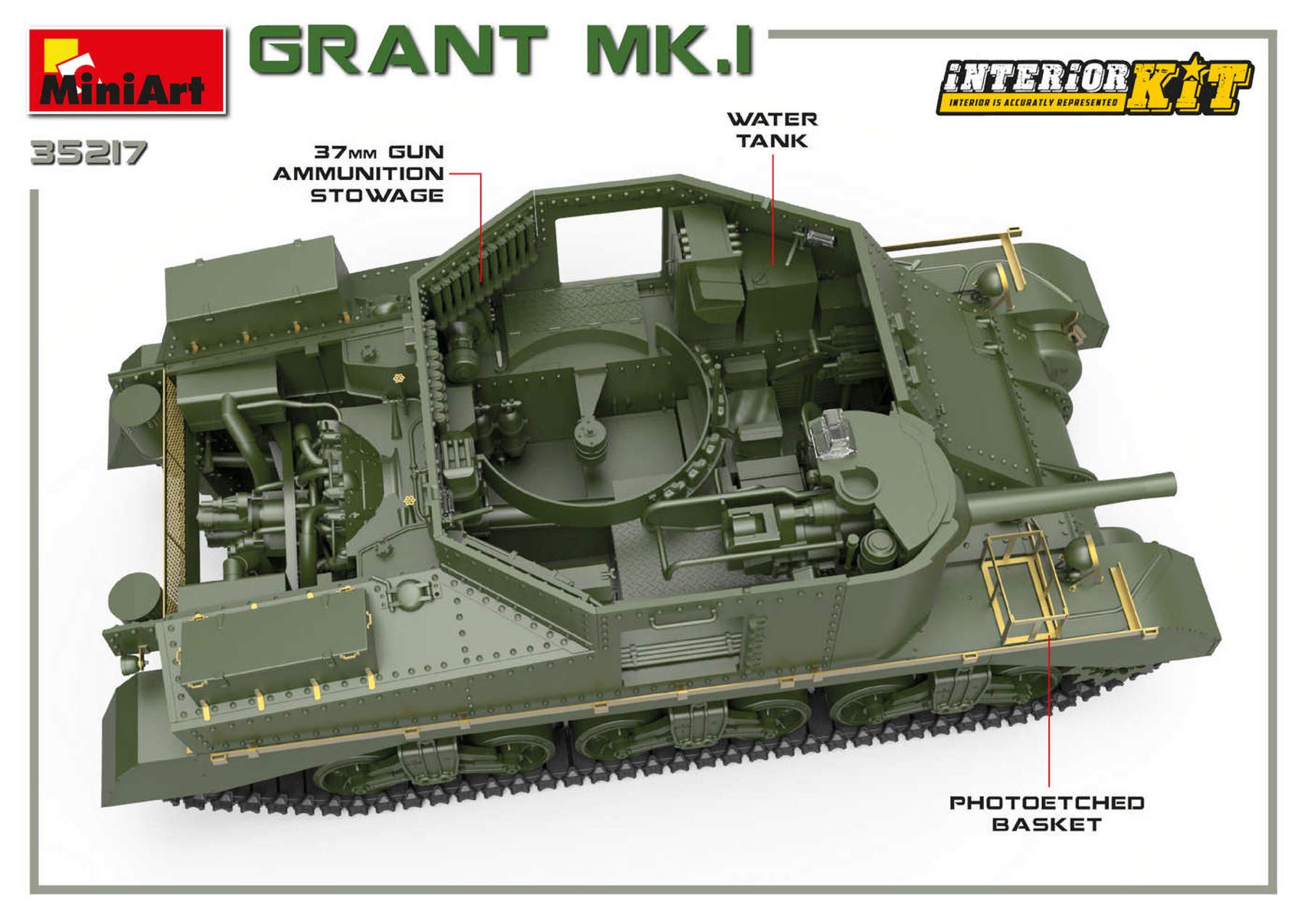 Miniart MIN35217 zestaw do modelowania z tworzywa sztucznego, różne