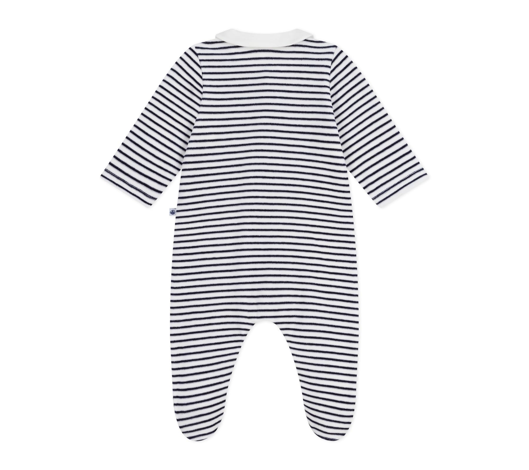 Petit Bateau Pyjama Bébé en Velours À Col Imprimé A0dr101 Vêtements Nuit Mixte bébé (Lot de 1)