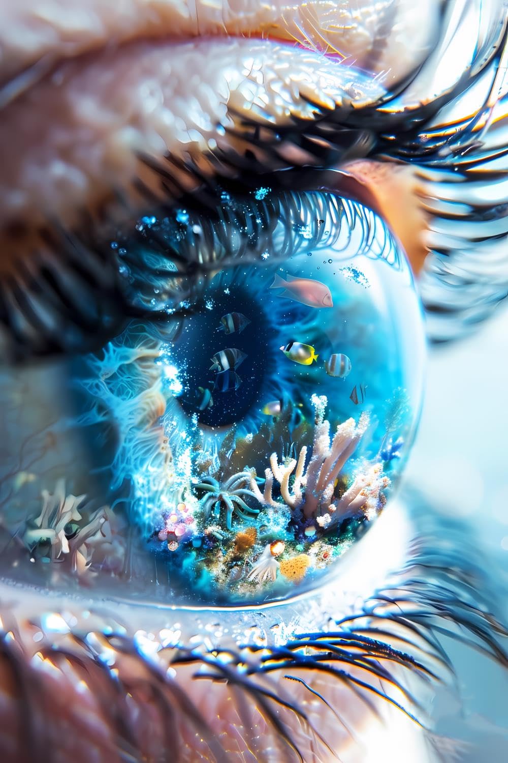 JOEAUEN Diamond Art DIY Full Drill Crystal Rhinestone Arts and CraftsThe Magical Eye for Adults,Gem Art Painting with Diamond Home Wall Decor 16x20