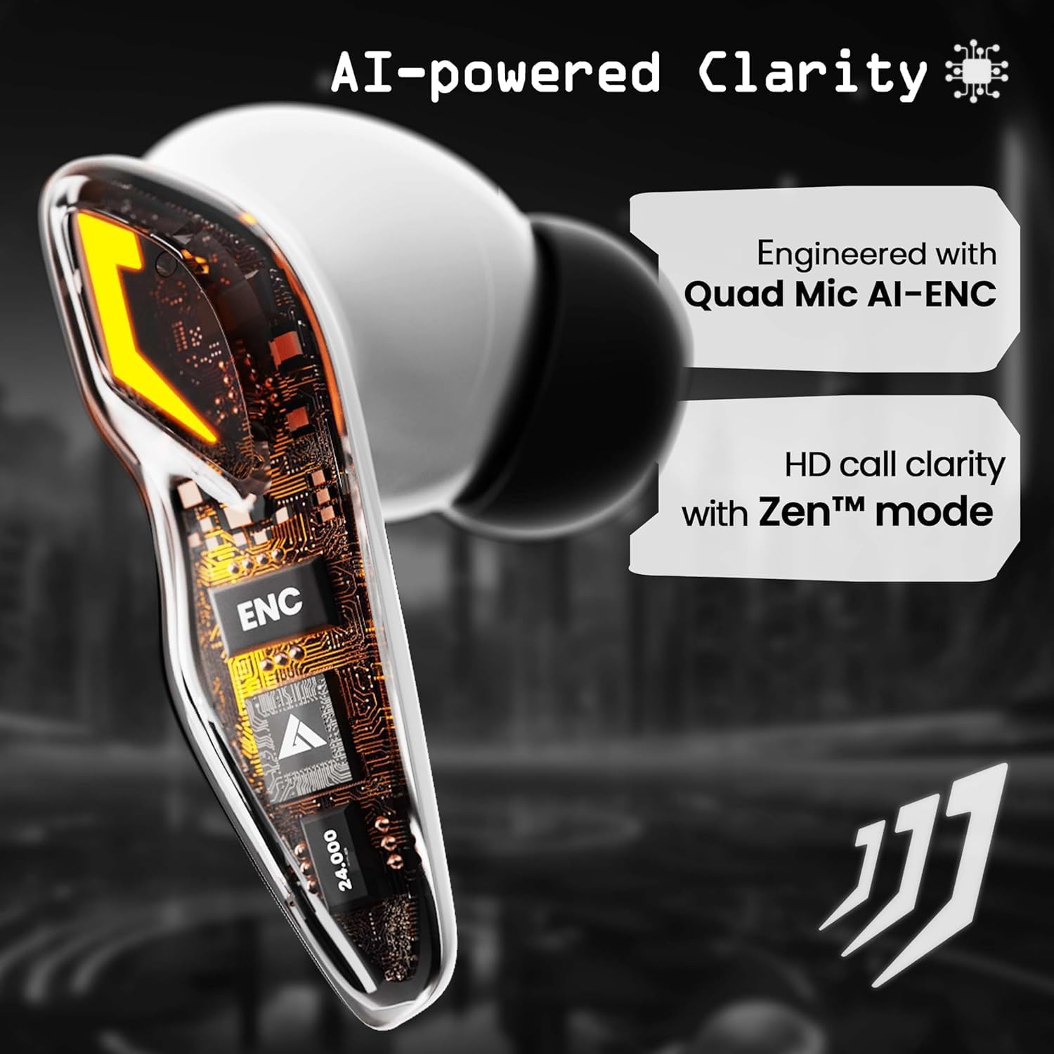 Boult Audio UFO Earbuds AI-powered clarity and ENC