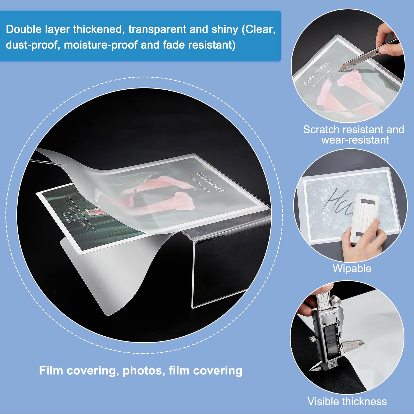 Amazon.co.jp: PH PandaHall ラミネートフィルム 120枚入 6