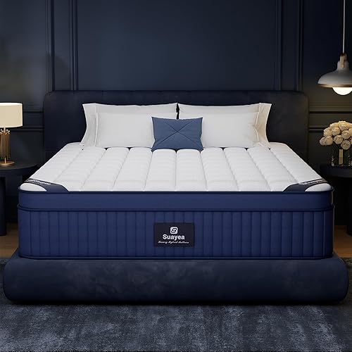 Queen Mattress, 2026 Enhanced 14 inch Queen Size Mattress in a Box, Hotel Collection Cooling Memory Foam Hybrid Mattresses with Pocket Spring for Motion Isolation, Pressure Relief, Extra Edge Support