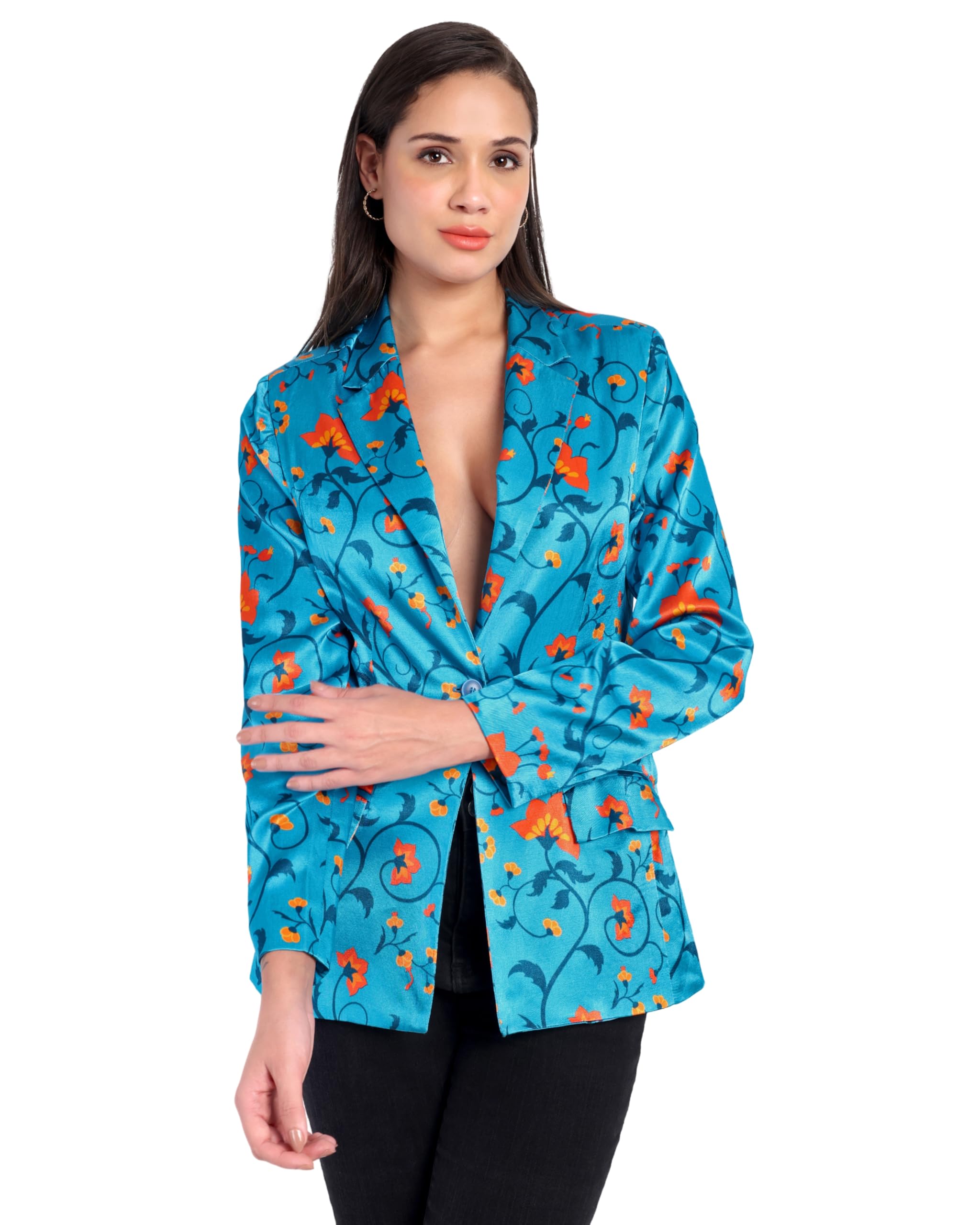 giira Silk Indian Motif Blazer-picture-23