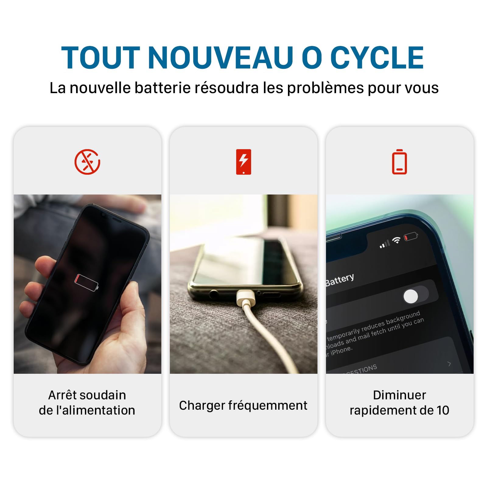 Olight HS2 vervangende batterij 3,7 volt met 2000 mAh Li-polymeer