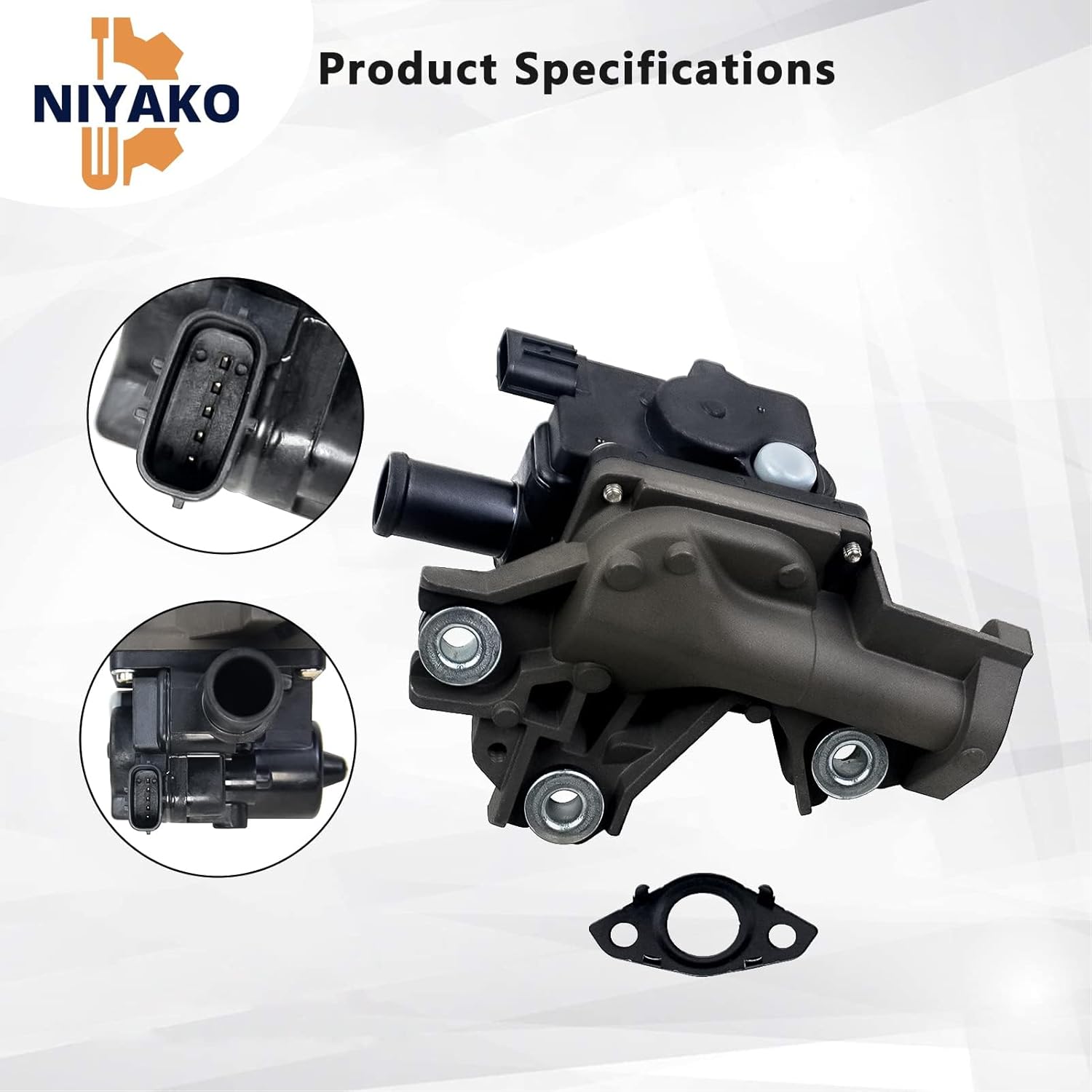 911-607 Secondary Air Injection Check Valve Compatible with 2010-2013 Lexus GX460, T'oyota Tundra Sequoia V8 4.6L Right Passenger Side, Replaces# 25701-38100