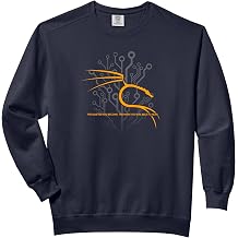 Backtrack Kali Linux T-Shirt with Dragon and Tagline - Orang Comfort Colors Adult Sweatshirt