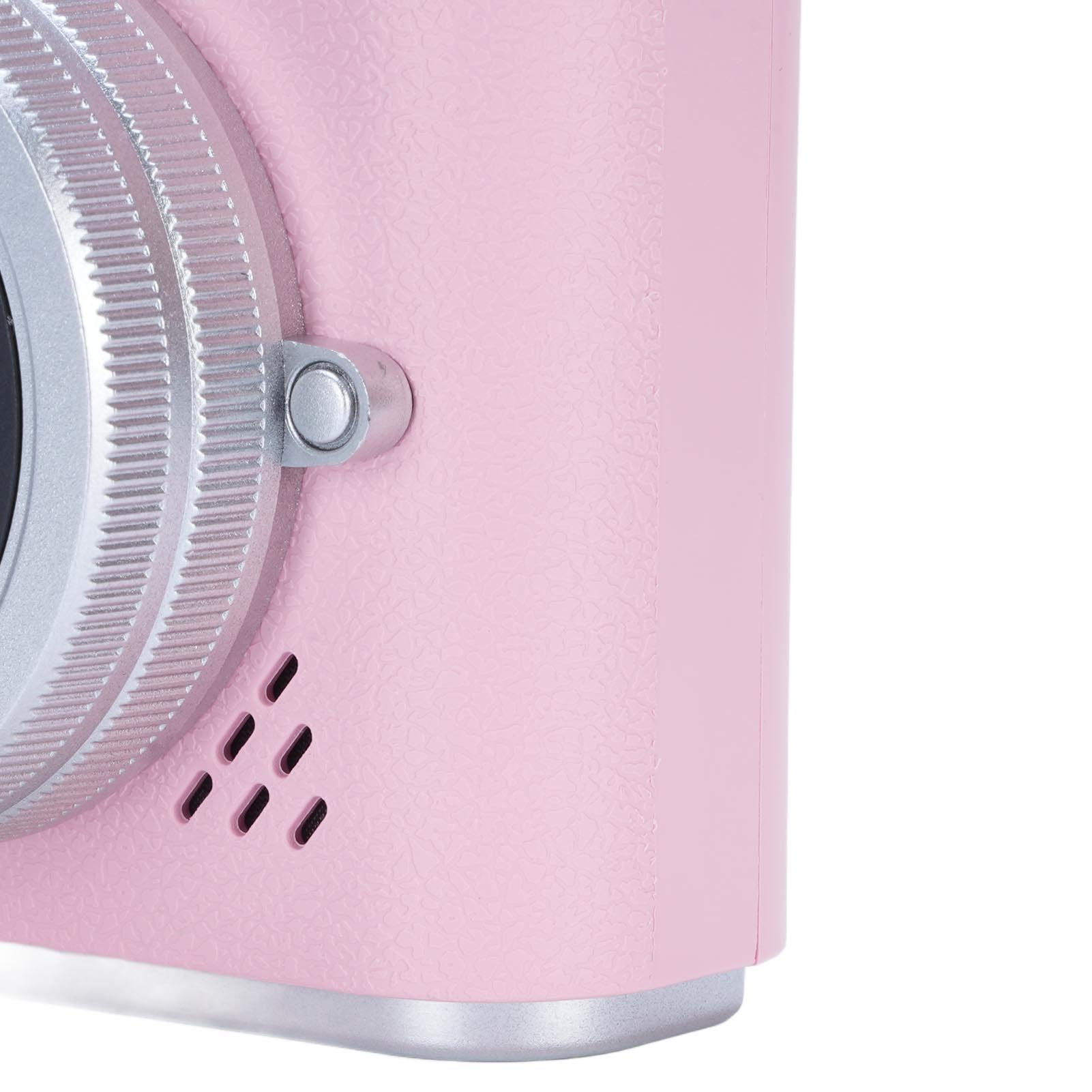 Camera Digitale da 48 MP da 1080p con Schermata di Lancio da 2,4 'e Zoom 18x, Fotocamera Vlogging a Batteria di 4 Ore per Adolescenti, Principianti, Giochi Integrati e Filtri per (PINK)