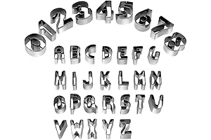 Alphabet & Number Cookie Cutters