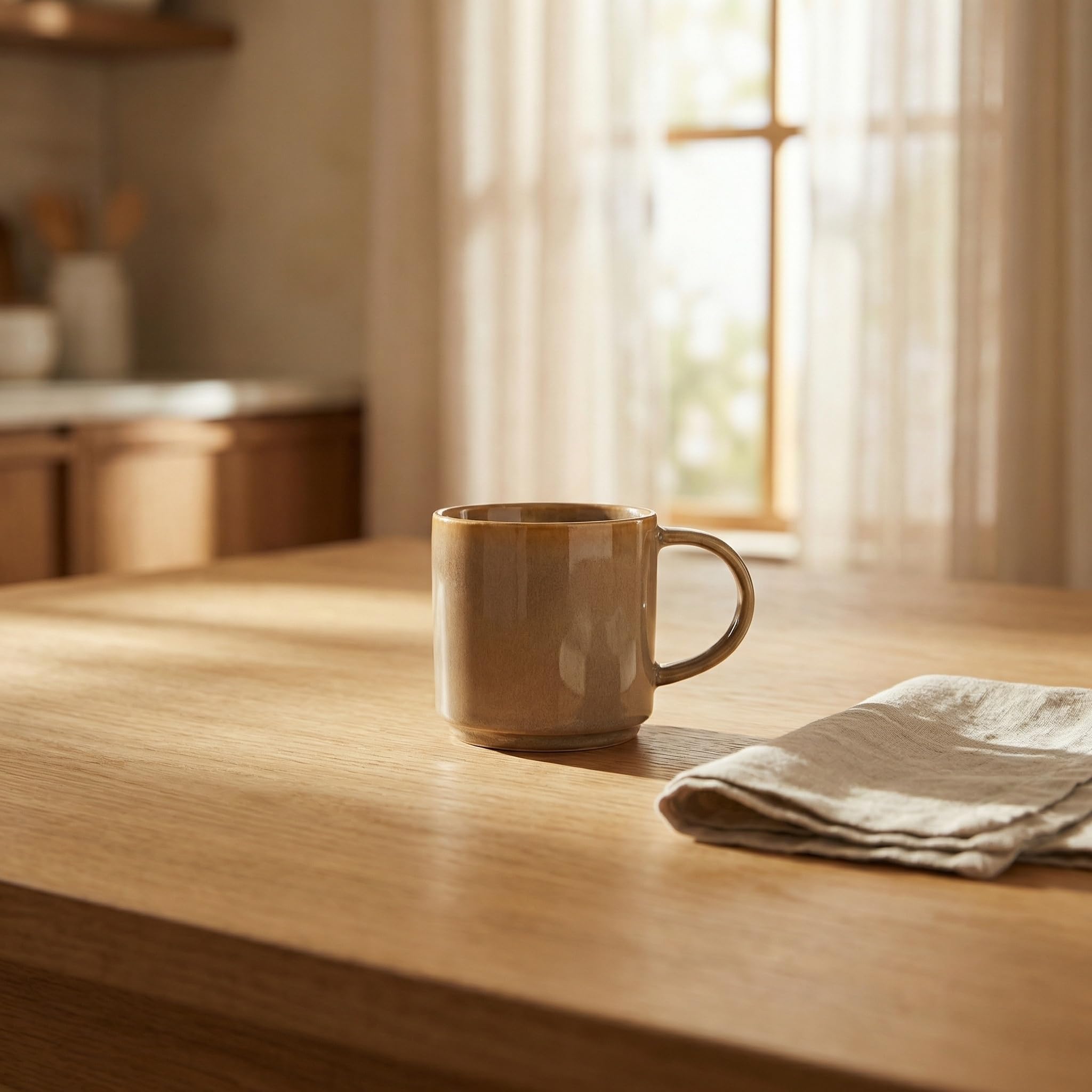 Juego de 2 tazas de café, diseño sensible esmaltado, vajilla de cocina para casa, cumpleaños y todas las ocasiones, elegantes vasos para hombres y mujeres