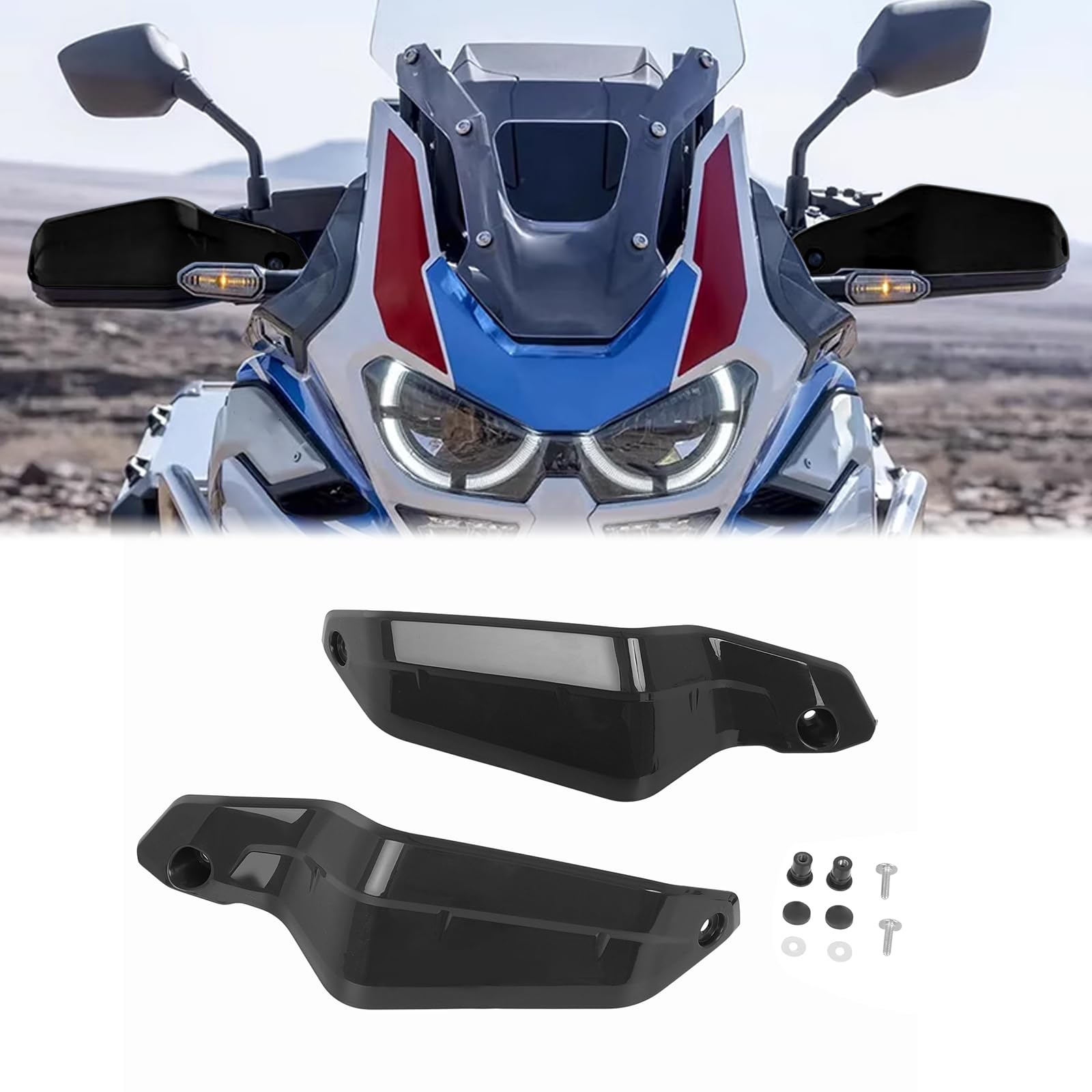 Paramani per moto XADV 750 Protezione per manubrio per Honda X-ADV 750 2021-2025 CRF1100L AfricaTwin ADV Sports 2020-2025 XL750 Transalp 2023-2024 (nero)