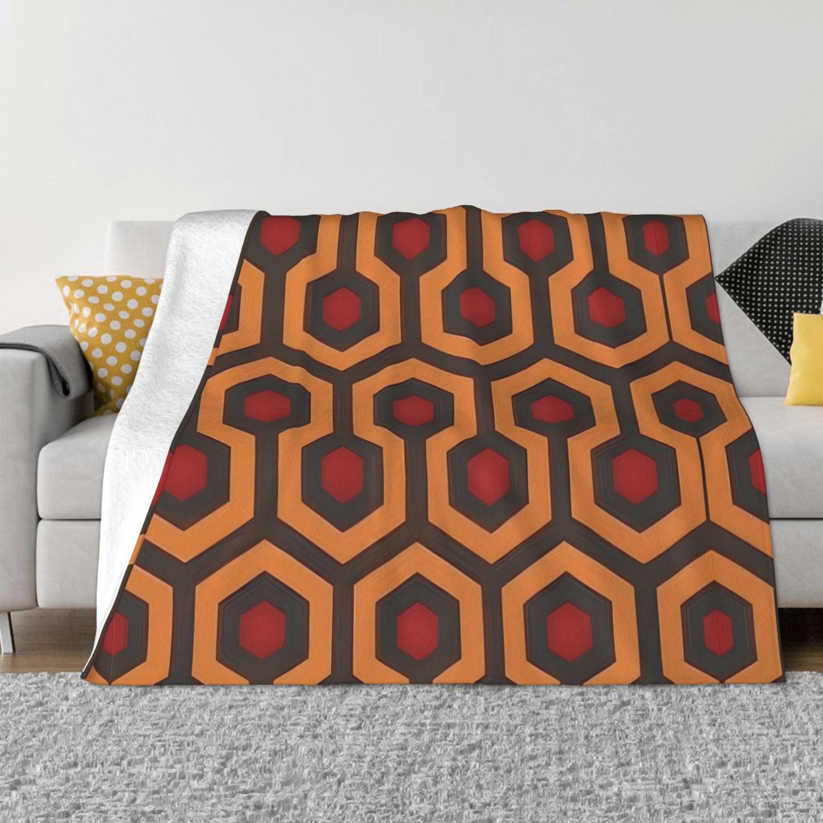 Shining Overlook Throw Blanket Warm Ultra-Soft Micro Fleece Blanket for Couch Bed Living Room Camping Decor, 80"x60"