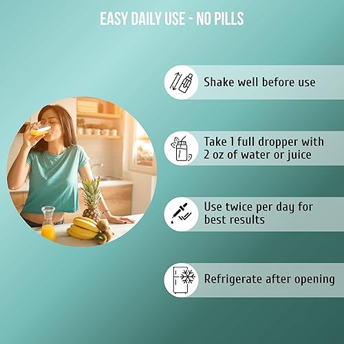 Miniatura 5 de Gotas líquidas Shroom Sane con suplemento de hongo melena de león 8 tintura compleja de hongos con Reishi, Cordyceps, cola de pavo y magnesio USDA