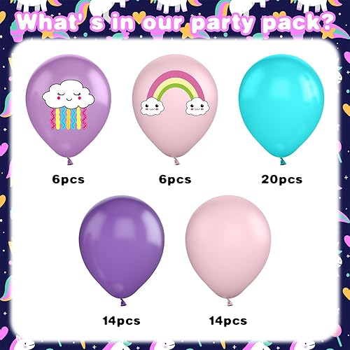 Miniatura 8 de Globos rojos, amarillos, azules y verdes, 60 globos de fiesta de 12 pulgadas, color rojo, amarillo, azul, verde, negro, globos de látex metálicos