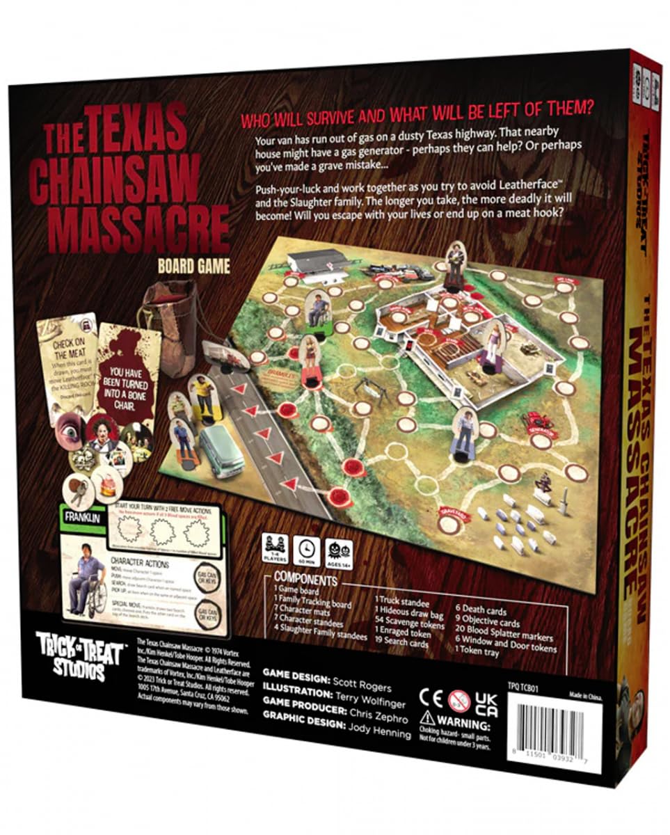 Trick or Treat Juego De Mesa La Matanza De Texas