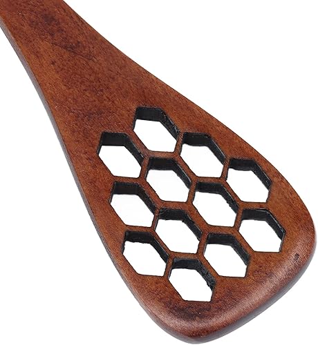 Miniatura 9 de QANYEGN Juego de 3 cucharas de miel, cucharas de miel talladas de madera, cucharas para mezclar y servir miel, ideal para el hogar, cocina y
