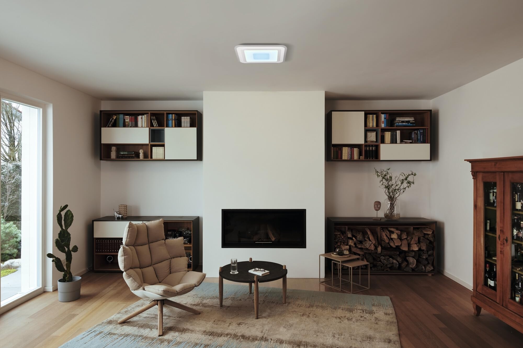 OSRAM SMART+ WiFi Orbis Saddie Plafoniera LED 500x500mm | SMART+ Wifi Orbis Saddie, Indoor Wall Lighting, Bianco, dia, 30000 h, confezione da 1