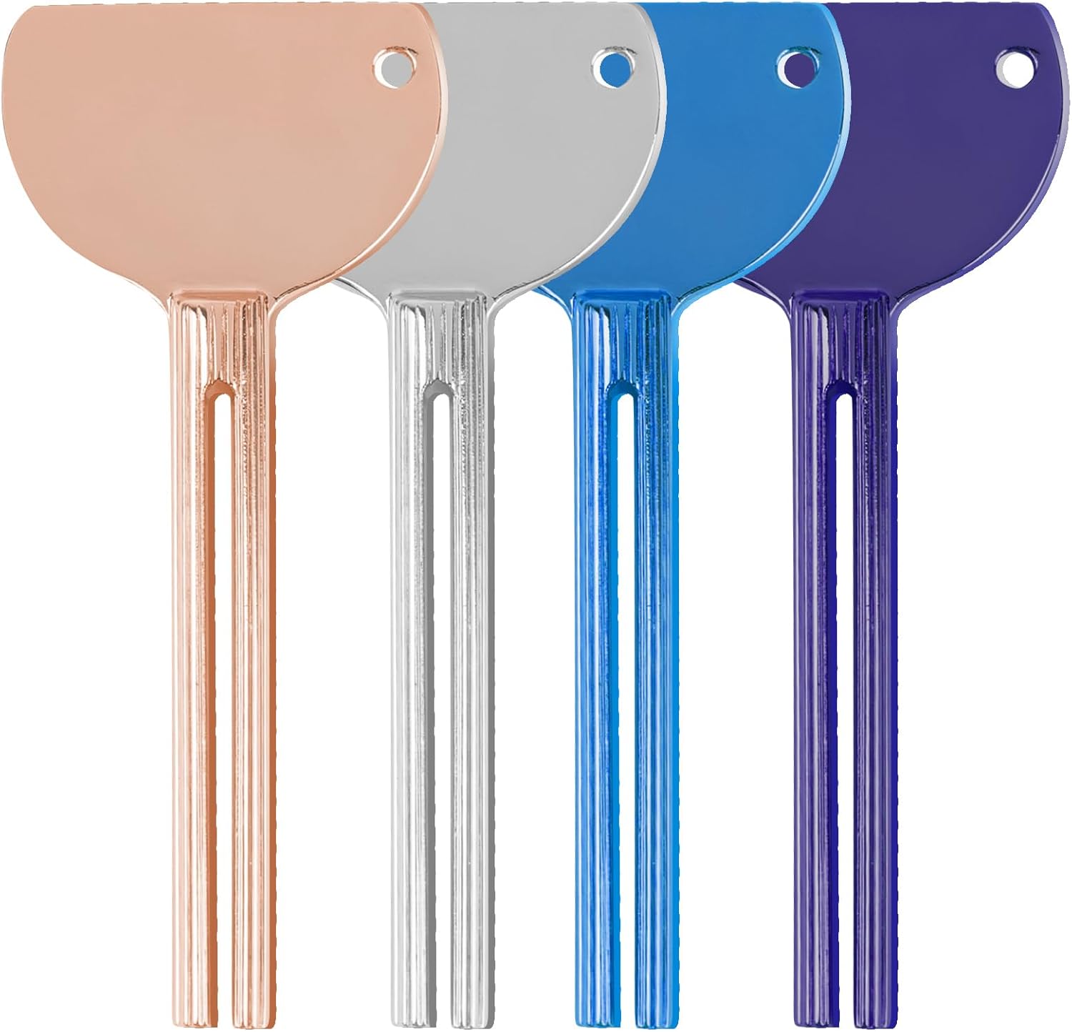 NaienCraft, Pack of 4 Metal Toothpaste Squeezer Tube