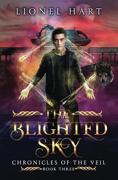 Cover of The Blighted Sky: MM Paranormal Romance (Chronicles of the Veil) by Lionel Hart