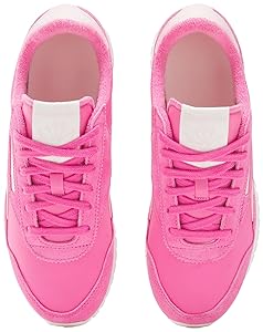 Amazon.com | Reebok Women's Low-Top Sneakers, Pink White, 5
