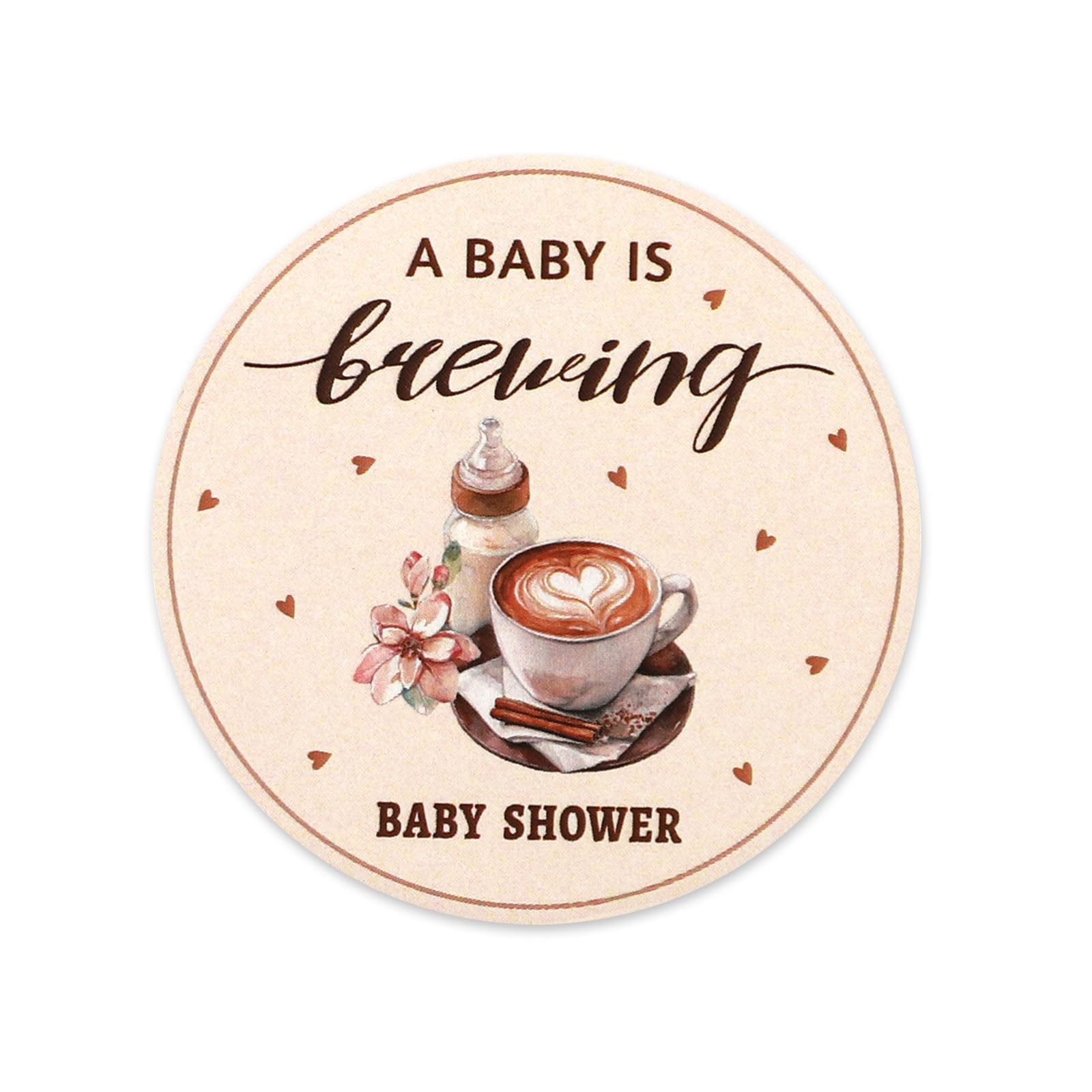 40pcs A Baby is Brewing Stickers