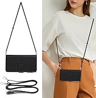 Vista 3 de iCoverCase para Samsung Galaxy S22 - Funda tipo cartera con soporte y bolsillos para tarjetas, funda de piel sintética con cierre magnético