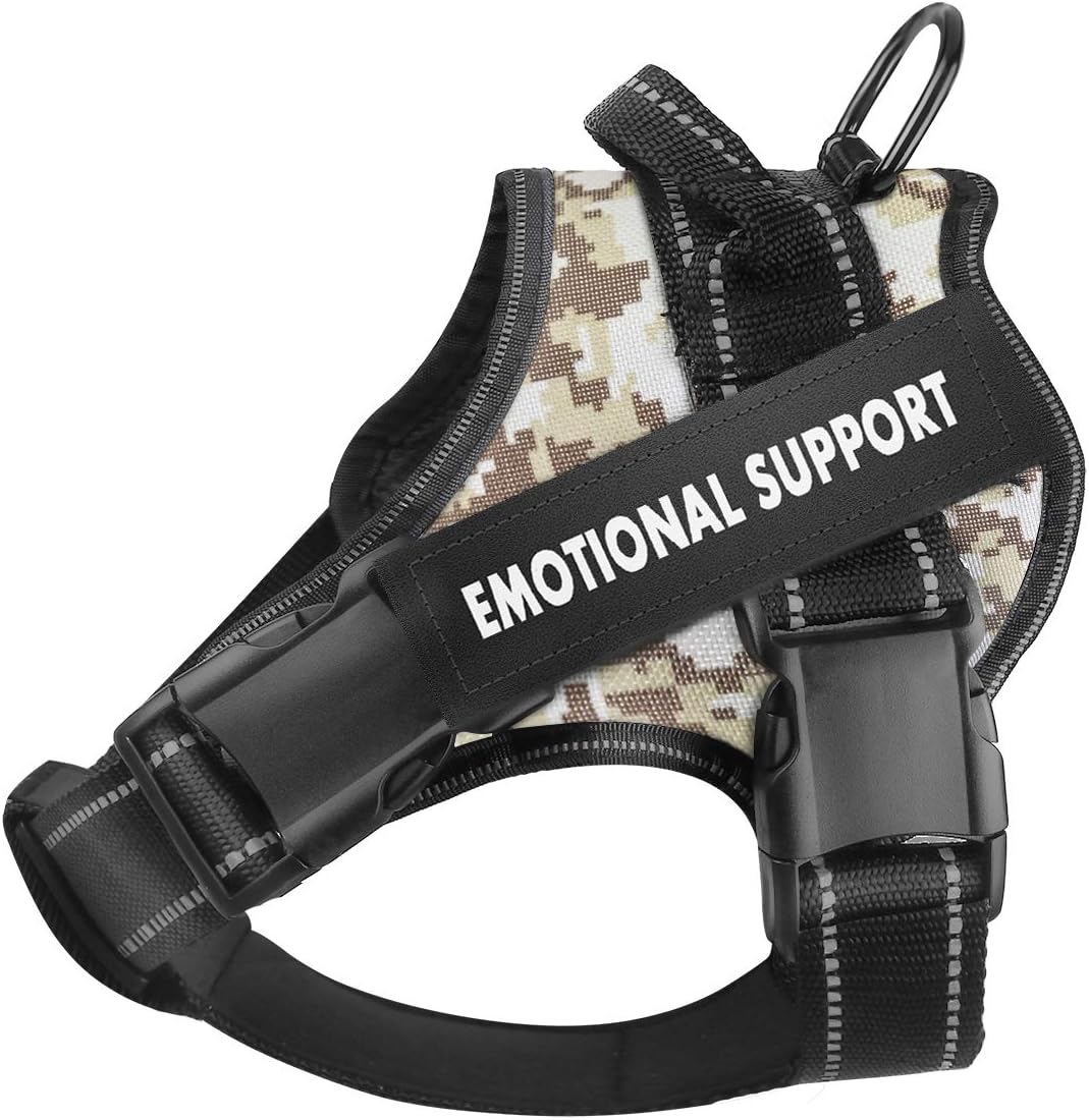 VOOPET Service Dog Harness, NoPull Emotional Support Pet Vest Harness, Reflective