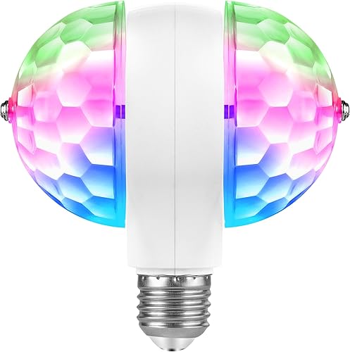 MINO ANT Luces estroboscĂłpicas de bola de discoteca para fiestas 6 W E27 RGB multicolor luces de discoteca luz estroboscĂłpica luz estroboscĂłpica MINO ANT Luces estroboscĂłpicas de bola de discoteca para fiestas 6 W E27 RGB multicolor luces de discoteca luz estroboscĂłpica luz estroboscĂłpica