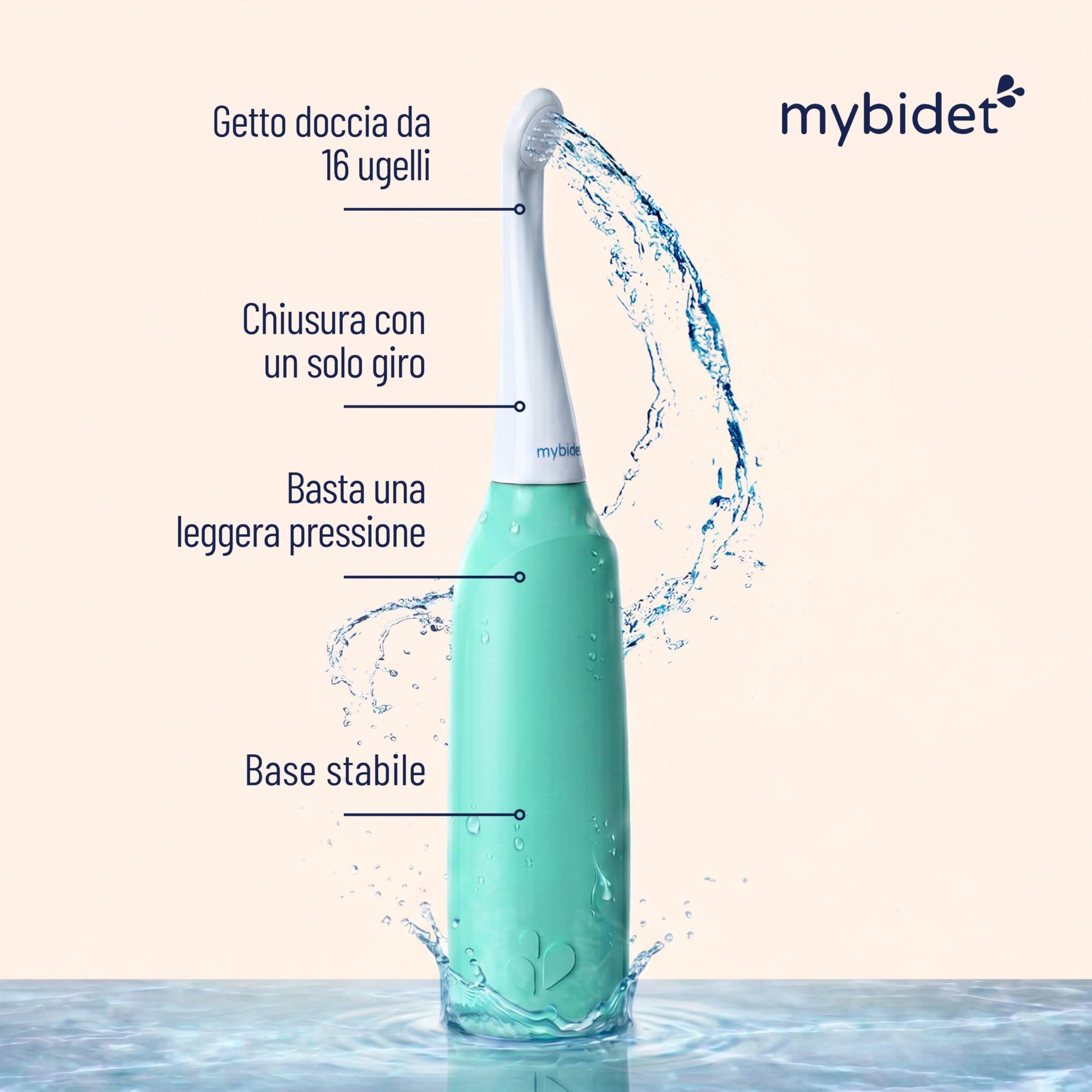 Doccia intima per glutei, risparmia 4000 salviette umidificate, 0% chimica, 100% acqua, per casa e in viaggio, senza batterie e connessioni, sostenibile