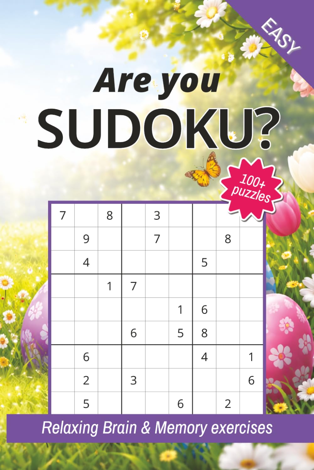 Sudoku Easter Puzzle Book for Adults: 105 Easy Puzzles with Solutions, fun Collection ‘Are you SUDOKU?’ - 5