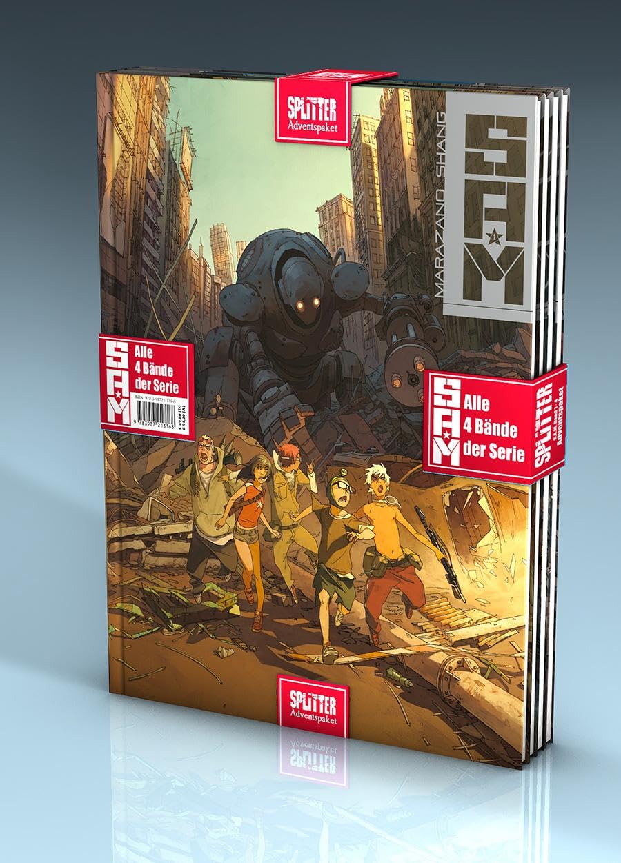 S.A.M. Adventspaket: Die komplette Comic-Serie: Alle 4 Bände der Young Adult Dystopie mi Manga-Ästhetik