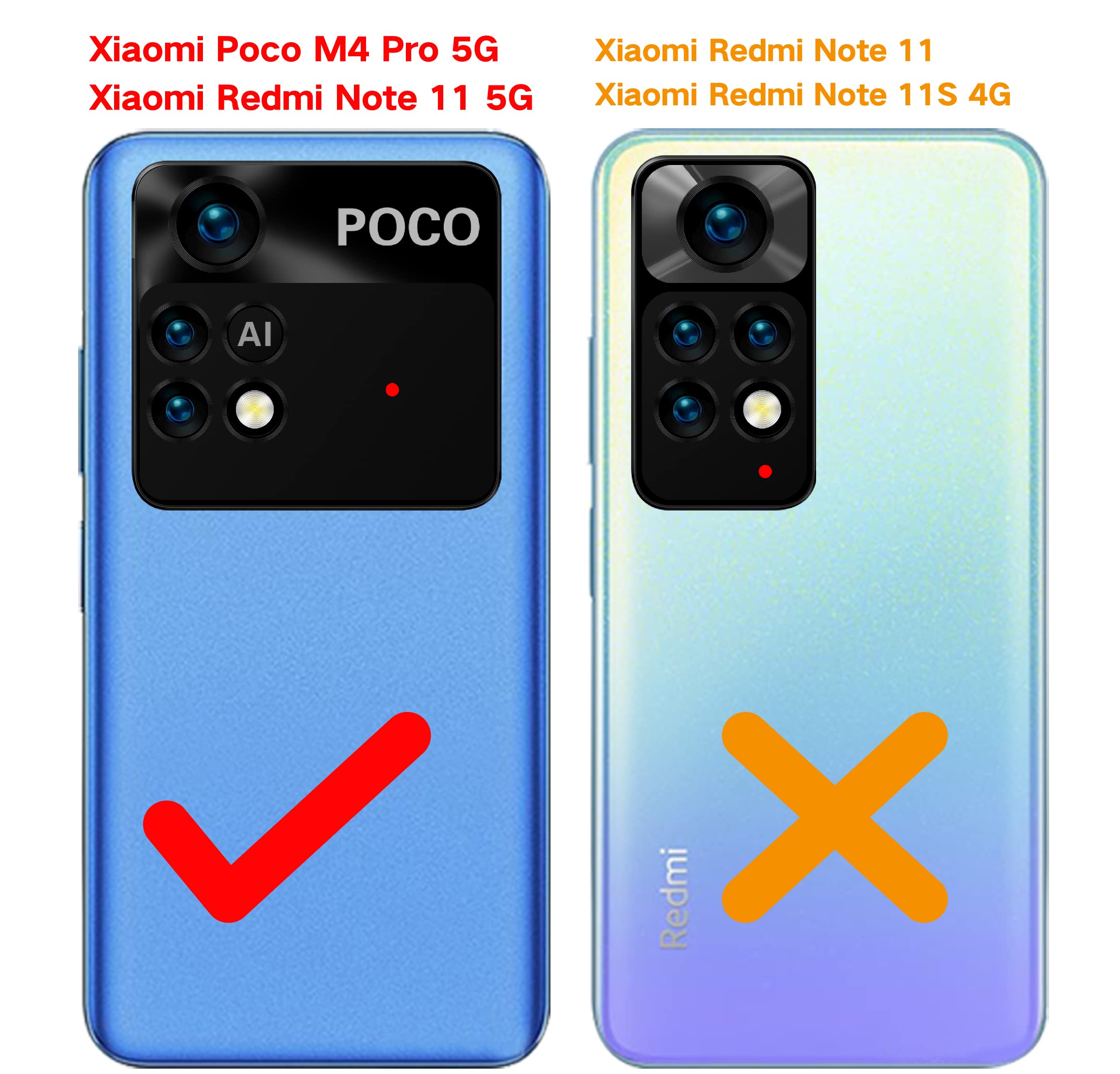 XINYEXIN 360° Schutzhülle Für Xiaomi Redmi Note 11S 5G / Poco M4 Pro 5G | Mit Integriertem Displayschutz | Stoßfest
