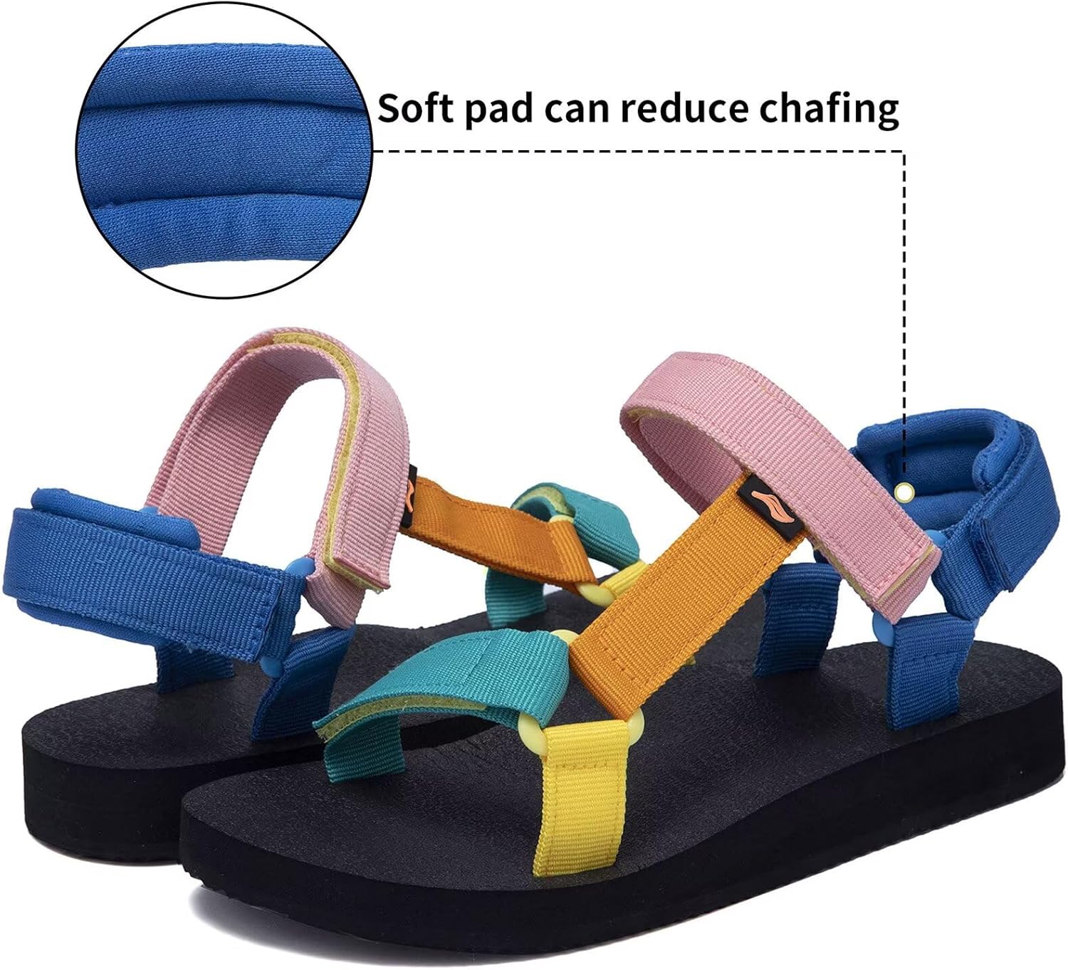 Women's Original Sport Sandals Hiking Sandals with Arch Support Yoga Mat Insole Light Weight Outdoor Water Shoes - Image 5