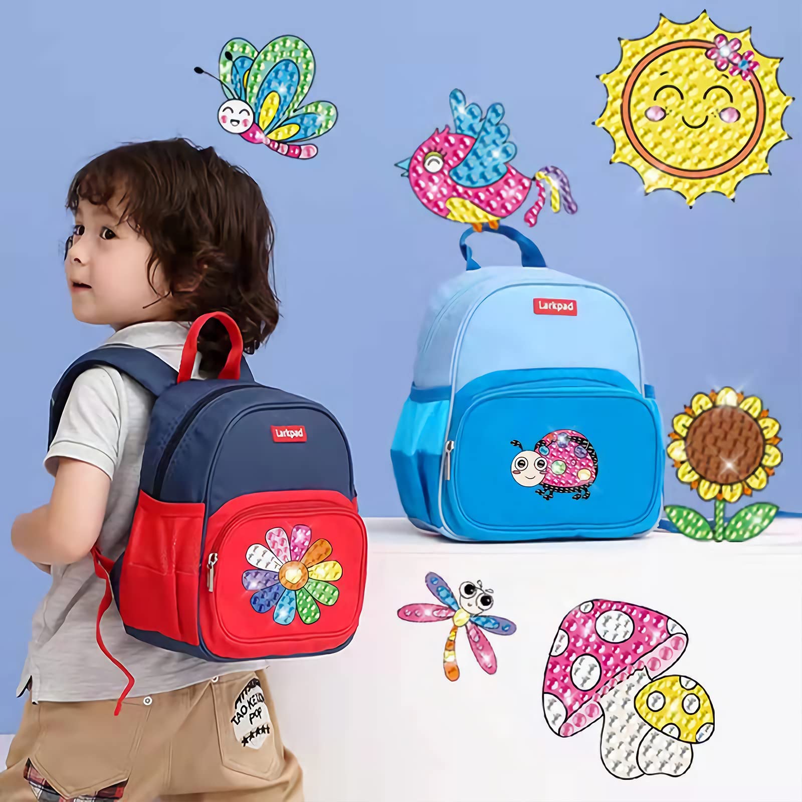 CAYUDEN - Adesivi per pittura con diamanti 5D, 30 pezzi, per bambini, fai da te, per bambini, ragazze, sirena, diamanti e regali di compleanno