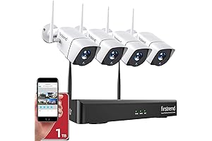 Firstrend 8CH Wireless Home Security Camera System – Keep Your Home Protected and Monitored