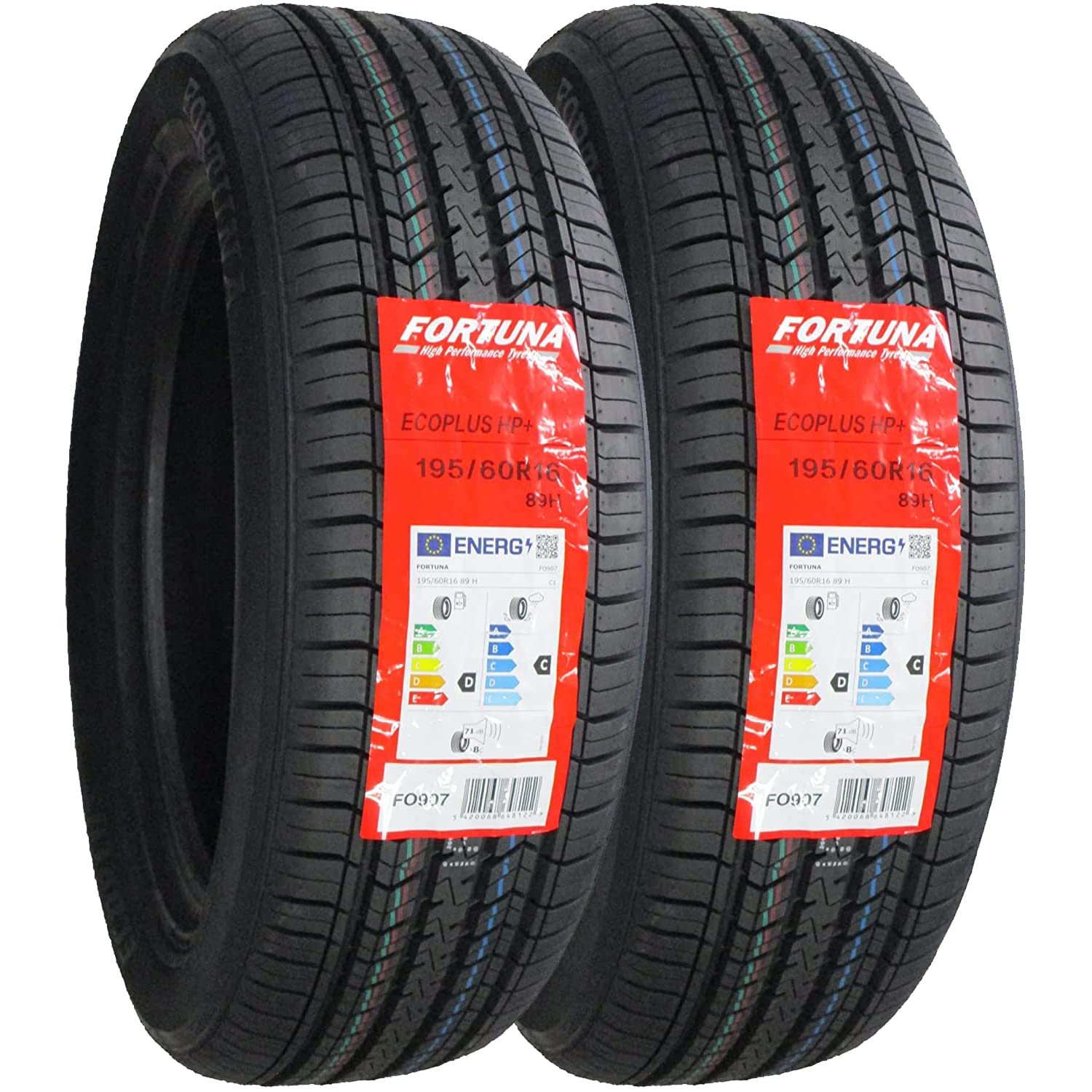 フォーチュナ(FORTUNA) サマータイヤ ECOPLUS HP+ 195/60R16 89H 2本セット