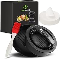 Vista 1 de Prensa de hamburguesa 3 en 1 - Increíble juego de hamburguesas rellenas - Antiadherente - con 100 piezas de papel encerado para hamburguesa