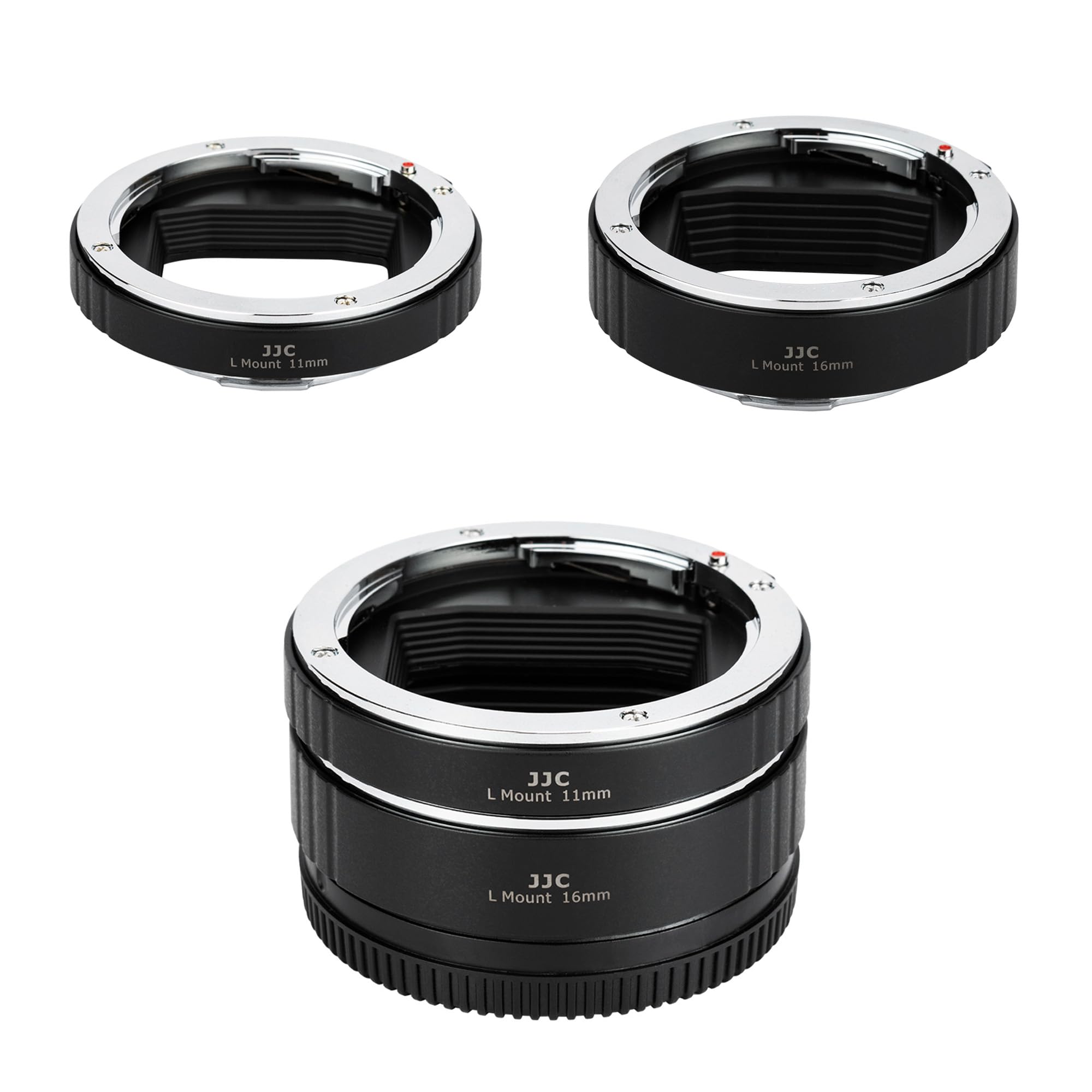 JJC L Mount Auto Focus Macro Extension Tube Ring Set for Panasonic Lumix DC-S9 DC-S5II S5 IIX S5 BS1H S1H S1R S1 Sigma BF FP L FPL FP Leica SL2-S SL2 L Mount Cameras & Lenses