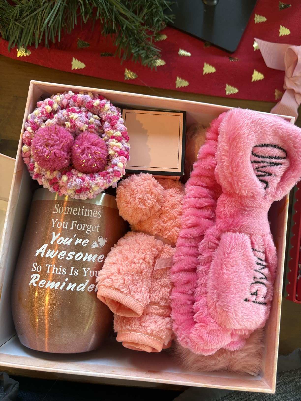JOYOFUN Gifts Basket for Women,Birthday Birthday Presents Friendship Gifts Get Well Soon Gifts Self Care Package Gifts Blue Gift Box Relaxing Set Unique Gifts with Blanket for Mom,Wife,Sister 1x 12 oz