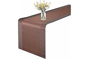 Adorn Your Table with Elegance: Dark Brown Table Runner