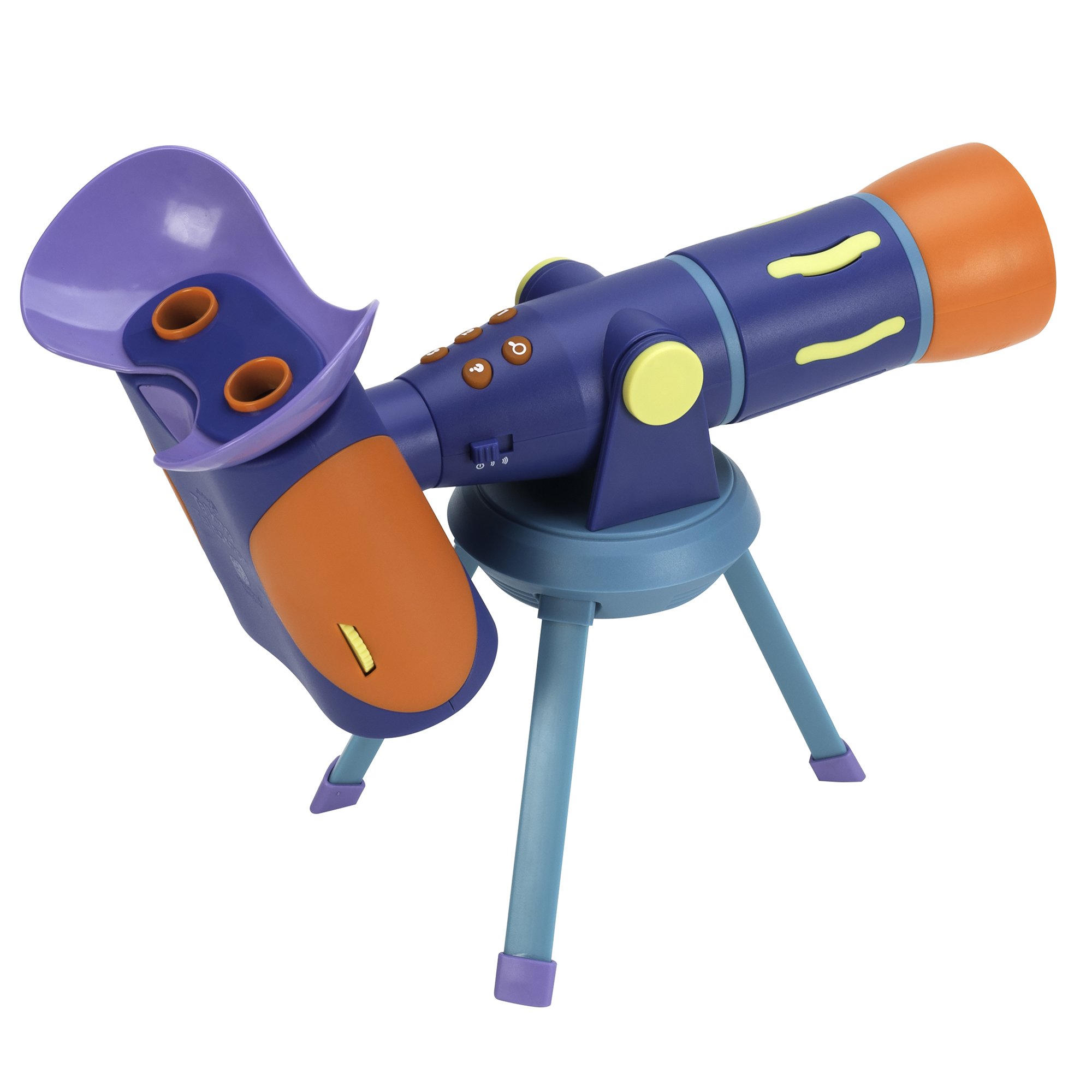 Educational Insights GeoSafari Jr. Talking Telescope (English & Asian Audio Version) - Telescope for Kids, STEM Toys, Interactive Learning for Kids Ages 4+, Space Toys for Kids