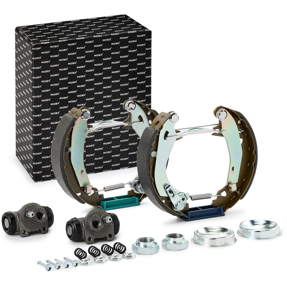 RIDEX 3859B0231 Kit de freins à tambour Arrière avec accessoires avec cylindre de roue Compatible avec PEUGEOT 205 II 3/5 portes