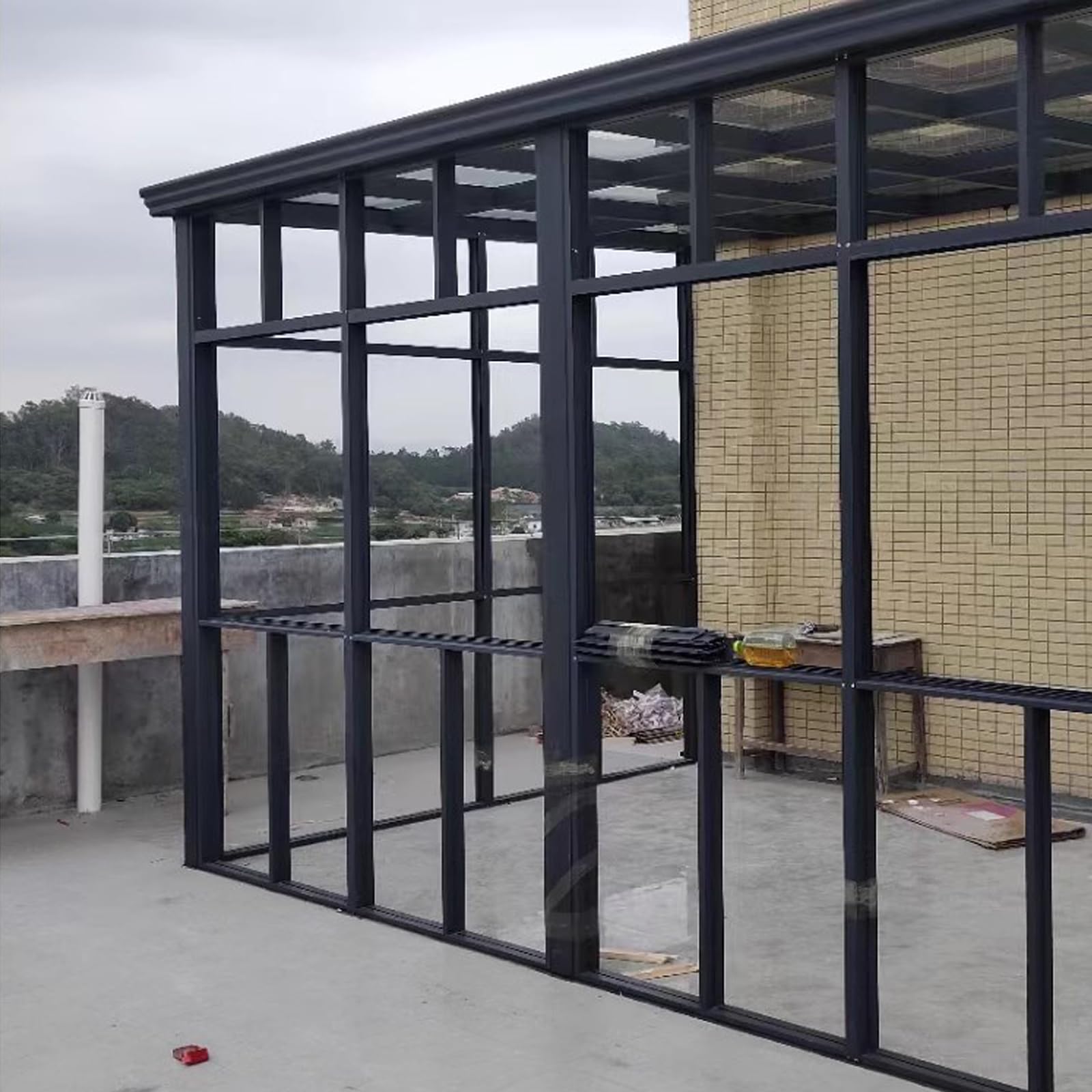 Transparente Acryl-Sicherheitsfolie für Gewächshausüberdachung, 3 mm dicke Polycarbonat-Platten, Ersatz-Fenster, ideal für Carports, Stadien und mehr, 40 x 80 cm