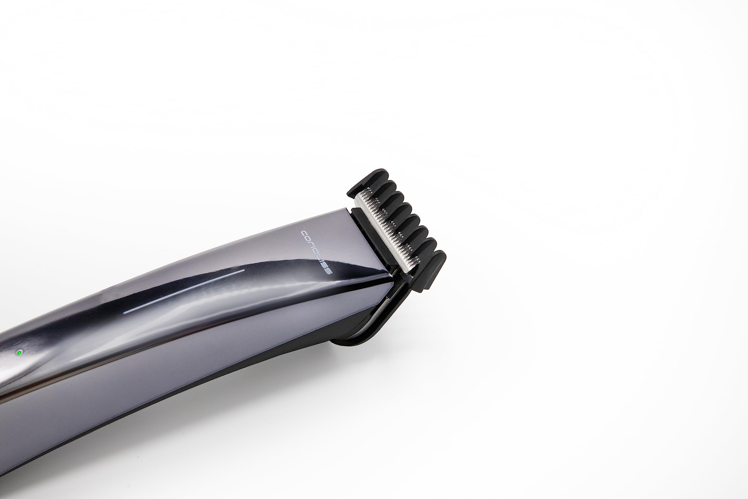 Corioliss Hair Beard Trimmer 265 for Men Professional Cordless Rechargeable Unique Touch Start System, Metallic Silver - Image 4