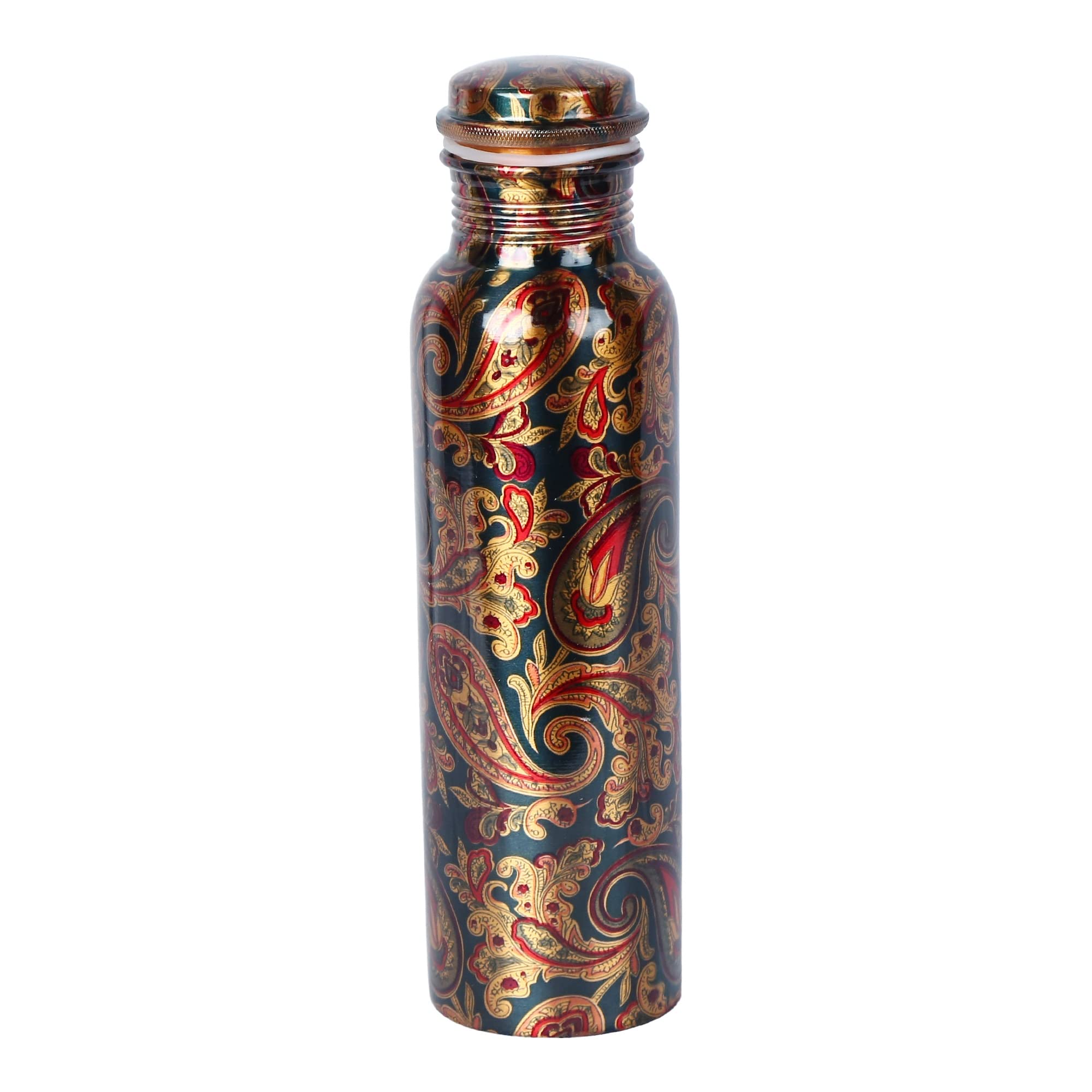 R Ayurveda Copper Handmade Copper Bottle Green Carry Paisley Design Exact Handcrafted, 1 Liter, Clear (B09SGPSMK6) Amazon Price History, Amazon Price Tracker