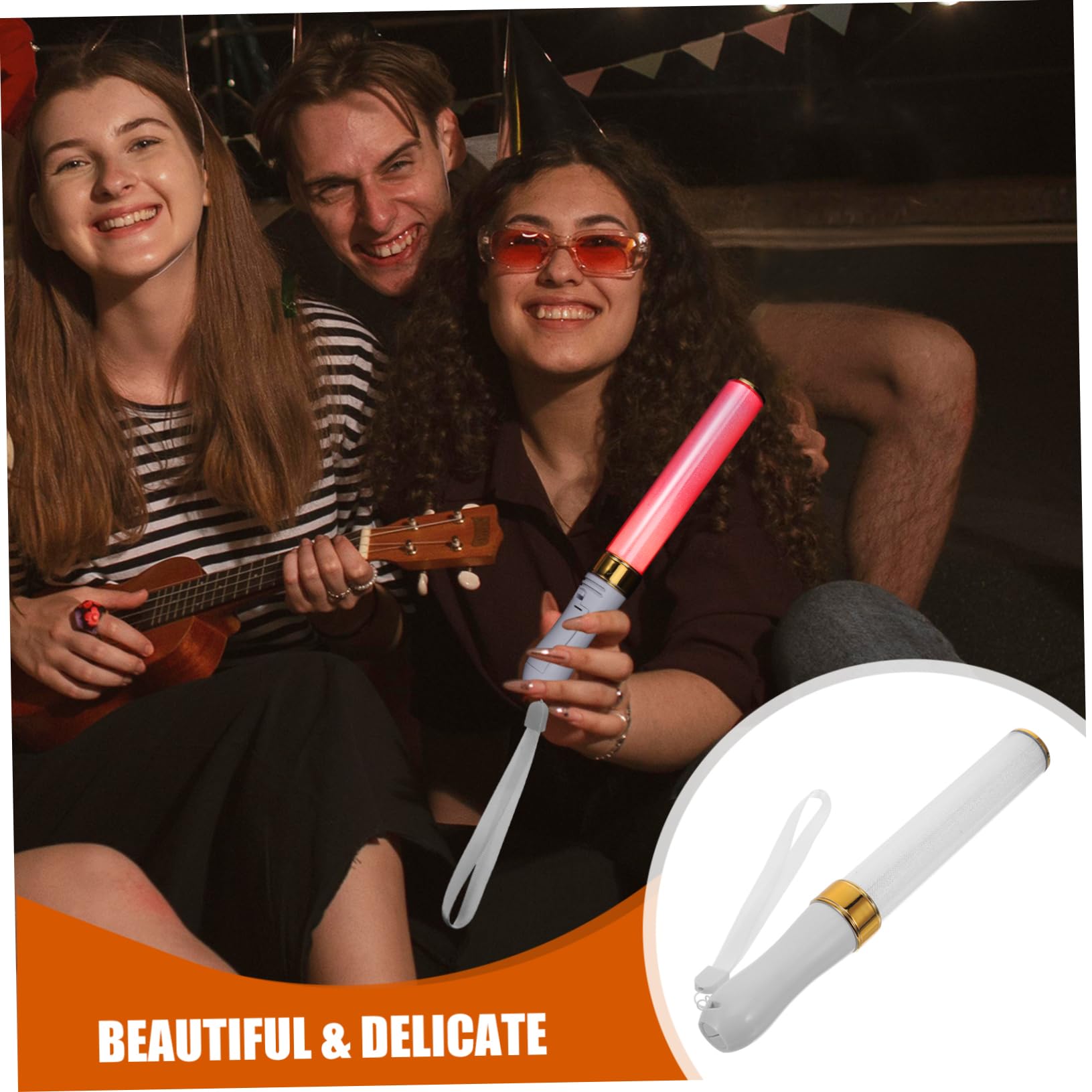 ibasenice Reusable Glow Stick 24 Colors Wedding Party Supplies Light Stick for Decor