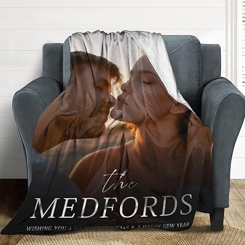 Miniatura 5 de Manta personalizada con collages de fotos, hecha en Estados Unidos, mantas personalizadas con texto de imagen, para papá, mamá, esposa, amigos,