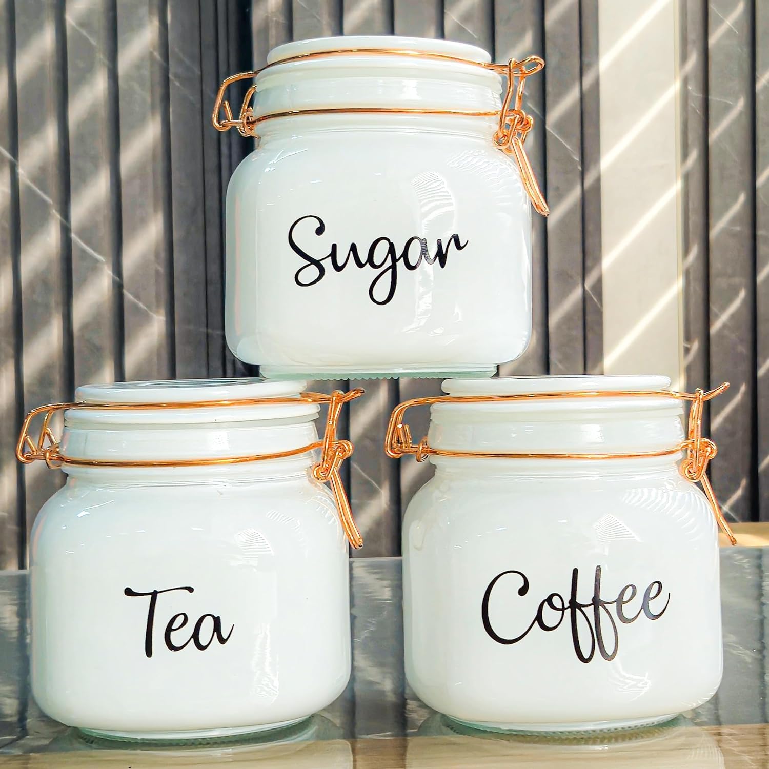 Storage Jars Katie Alice Tea Coffee Sugar Set Top Katie Alice