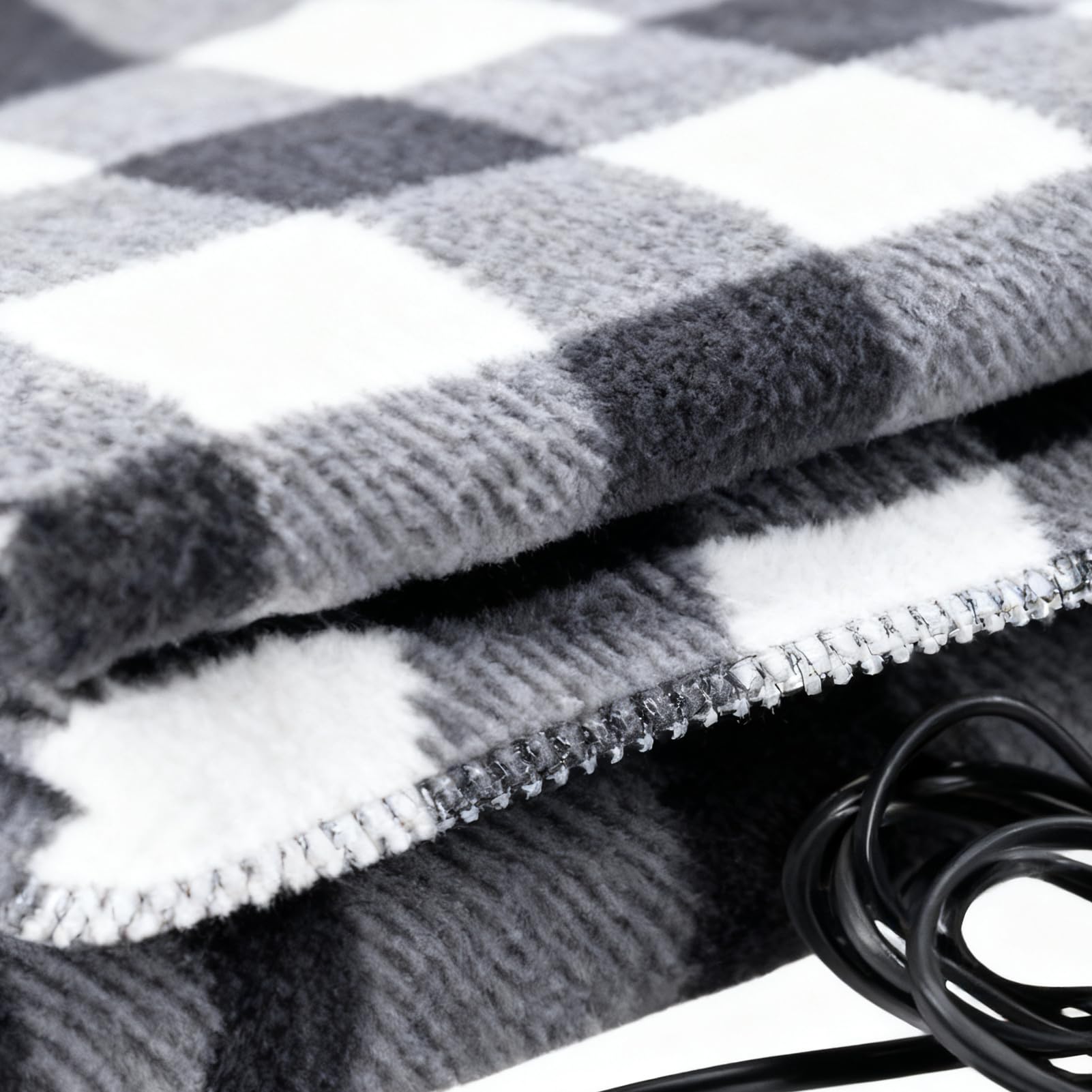 Coperta Elettrica Riscaldata Per Auto Spegnimento Automatico Morbida | 12V Coperta Elettrica Riscaldante per Veicoli Per Anziani, Uomini, Donne, Campeggio, Pendolarismo, Viaggi Stradali,