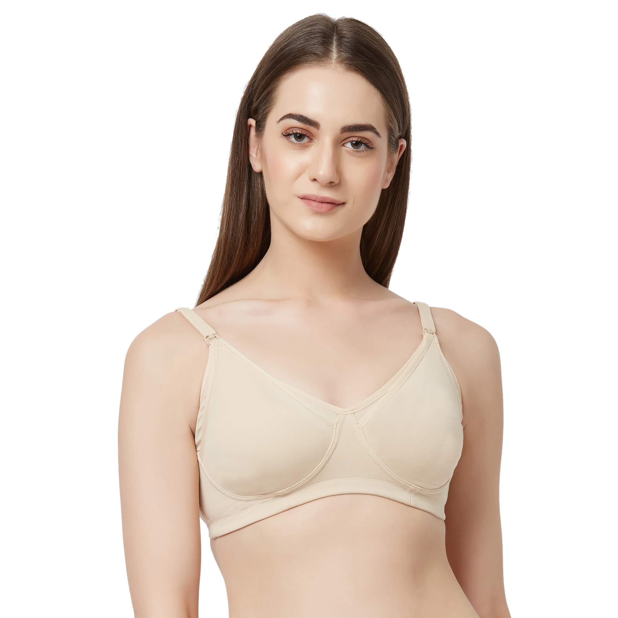 soie Women's Non-Padded Non-Wired Maternity Bra-picture-44