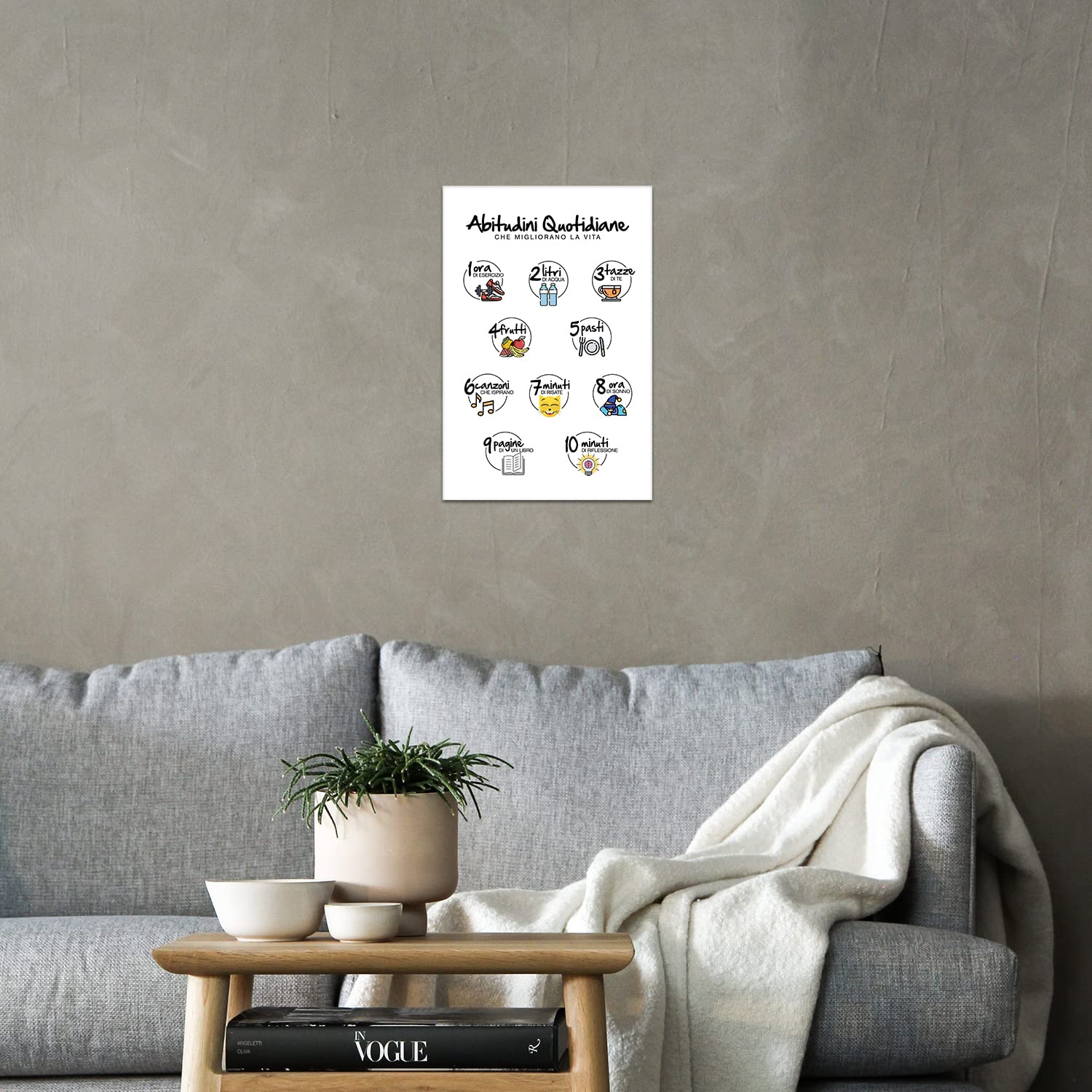 Poster Motivazionale Per Parete - Carta Glossy Premium 29.7x42cm, Decorazione Per Casa E Ufficio - Foto 7